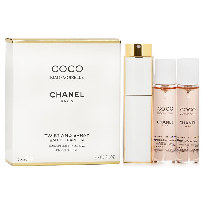 Chanel Coco Mademoiselle Twist & Spray Eau De Parfum 3x20ml