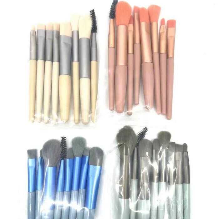 LOUISA Makeup Brush 8pcs set (Random Color) Fixed Size