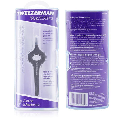 Tweezerman Professional Wide Grip Slant Tweezer