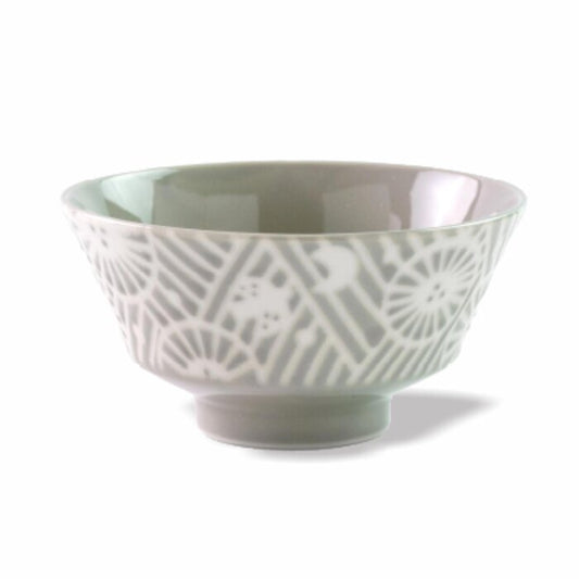 Minoro Touki Minoyaki KAFU 12.8CM Ceramic bowl (Pearl Grey)- # Pearl Grey