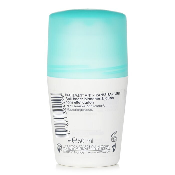 Vichy 48Hr Anti-Perspirant Roll-On - No White Marks & Yellow Stains (For Sensitive Skin) 50ml/1.69oz