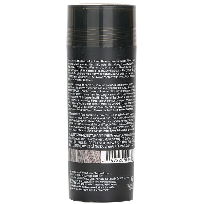 Toppik Hair Building Fibers - # Gray 27.5g/0.97oz