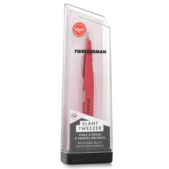 Tweezerman Slant Tweezer - Signature Red (Studio Collection)