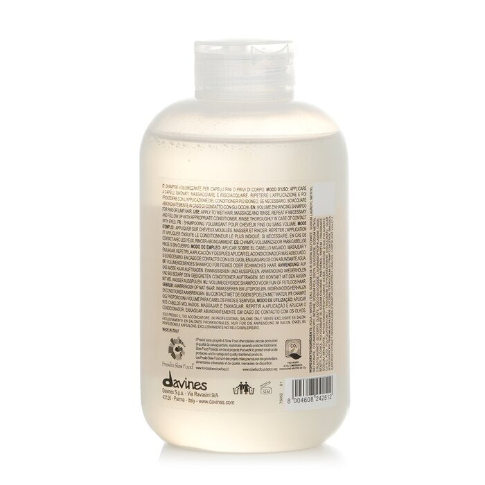 Davines Volu Volume Enhancing Shampoo (For Fine or Limp Hair) 250ml/8.45oz