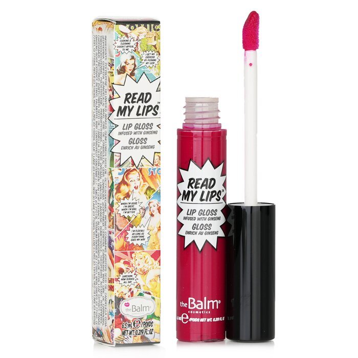 TheBalm Read My Lips (Lip Gloss Infused With Ginseng) - #Hubba Hubba! 6.5ml/0.219oz