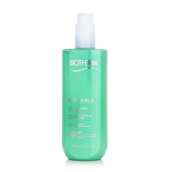 Biotherm Biosource Purifying & Make-Up Removing Milk - For Normal/Combination Skin 400ml/13.52oz