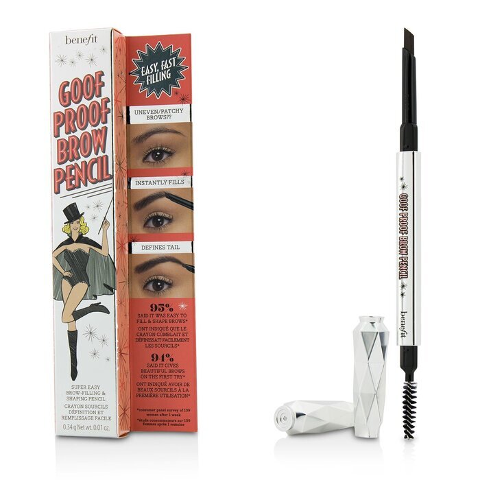 Benefit Goof Proof Brow Pencil - # 5 (Deep) 0.34g/0.01oz