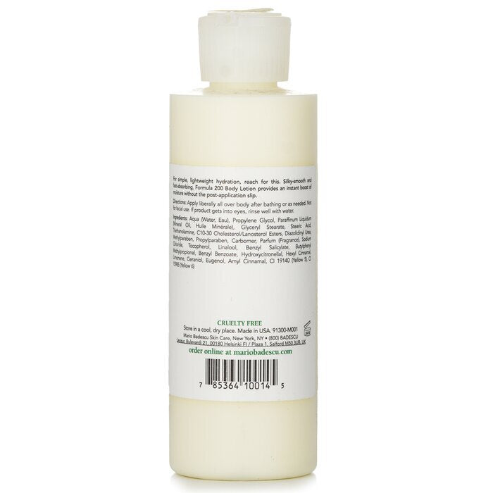 Mario Badescu Formula 200 Body Lotion - For All Skin Types 177ml/6oz