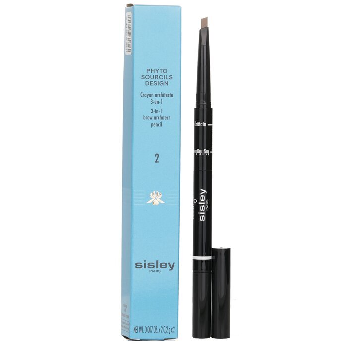 Sisley Phyto Sourcils Design 3 In 1 Brow Architect Pencil - # 2 Chatain 2x0.2g/0.007oz