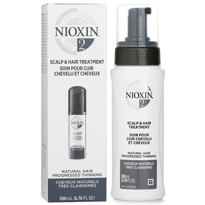 Nioxin Diameter System 2 Scalp & Hair Treatment (Natural Hair, Progressed Thinning) 200ml/6.76oz