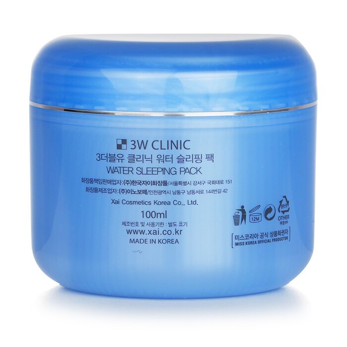 3W Clinic Water Sleeping Pack 100ml/3.3oz