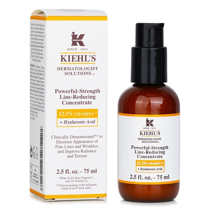 Kiehl's Dermatologist Solutions Powerful-Strength Line-Reducing Concentrate (With 12.5% Vitamin C + Hyaluronic Acid) 75ml/2.5oz