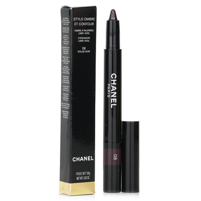 Chanel Stylo Ombre Et Contour (Eyeshadow/Liner/Khol) - # 08 Rouge Noir 0.8g/0.02oz