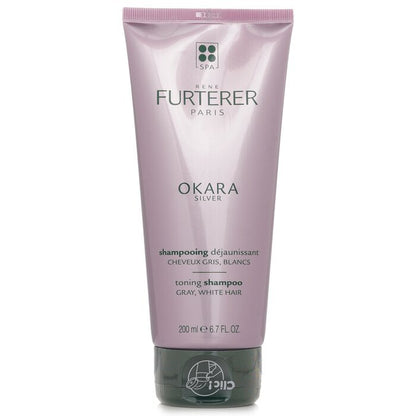 Rene Furterer Okara Silver Silver Radiance Ritual Toning Shampoo (Gray, White Hair) 200ml/6.7oz