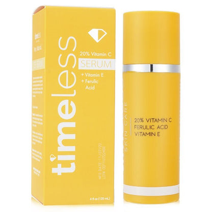 Timeless Skin Care 20% Vitamin C Serum + Vitamin E + Ferulic Acid 120ml/4oz