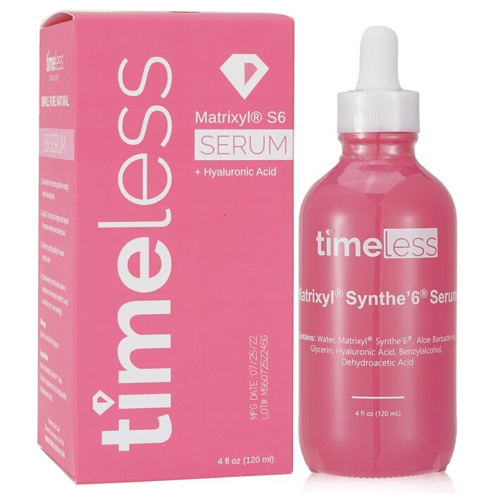 Timeless Skin Care Matrixyl S6 Serum + Hyaluronic Acid 120ml/4oz