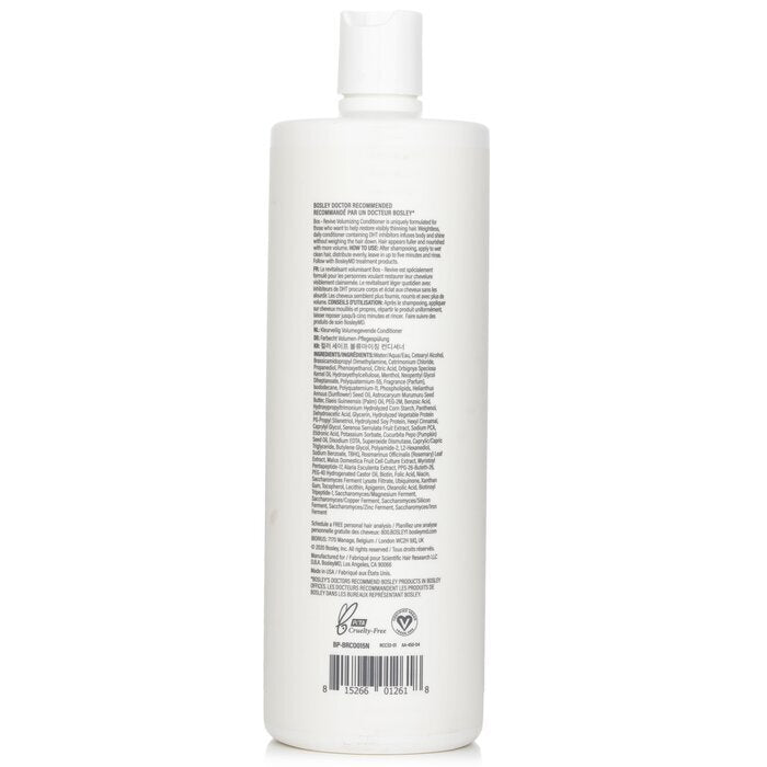 BosleyMD BosRevive Color Safe Volumizing Conditioner 1000ml/33.8oz