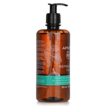 Apivita Refreshing Fig Shower Gel with Essential Oils - Ecopack 500ml/16.9oz