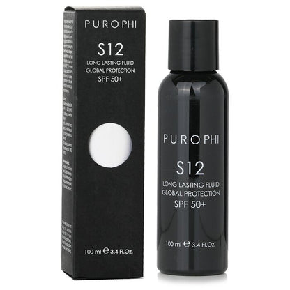 PUROPHI S12 Long Lasting Fluid Global Protection SPF 50 (Water Resistant) 100ml/3.4oz