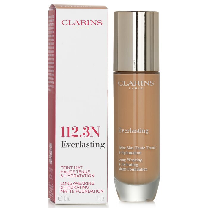 Clarins Everlasting Long Wearing & Hydrating Matte Foundation - # 112.3N Sandalwood 30ml/1oz