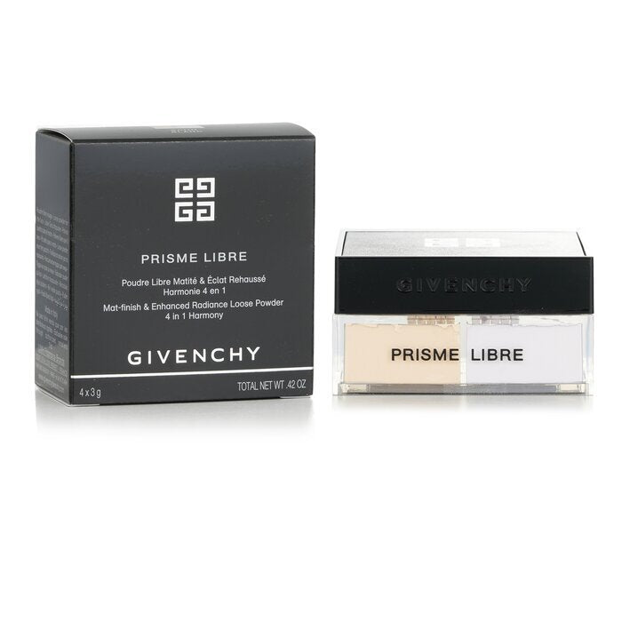 Givenchy Prisme Libre Mat Finish & Enhanced Radiance Loose Powder 4 In 1 Harmony - # 2 Satin Blanc 4x3g/0.105oz