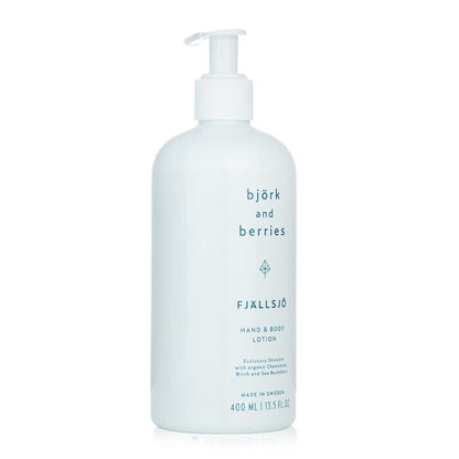 Bjork & Berries Fjallsjo Hand & Body Lotion 400ml/13.5oz