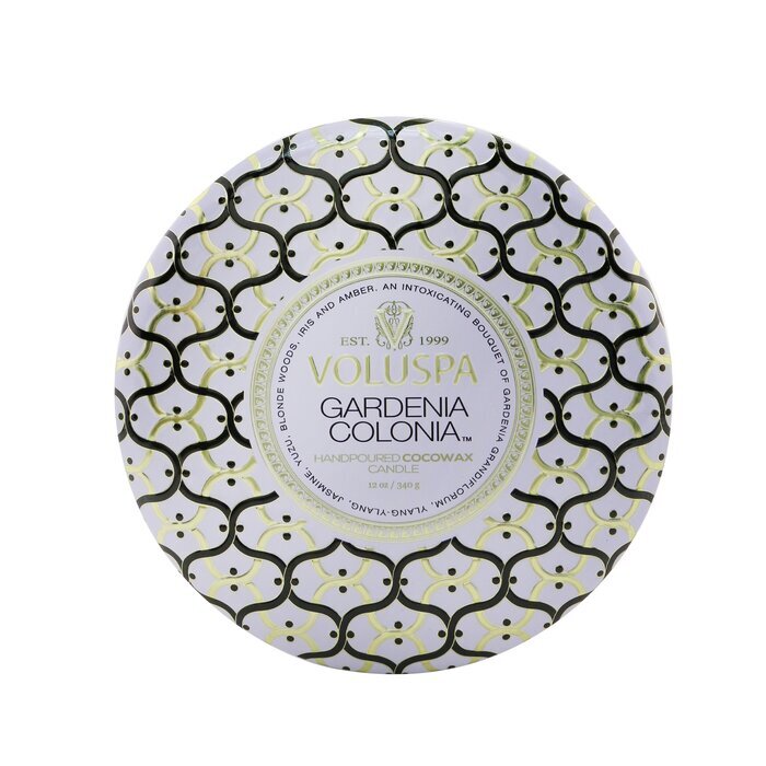 Voluspa 3 Wick Decorative Tin Candle - Gardenia Colonia 340g/12oz