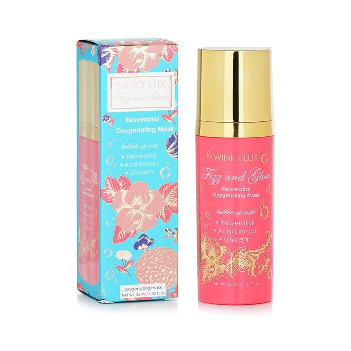 Winky Lux Fizz & Glow Resveratrol Oxygenating Mask 45ml/1.52oz