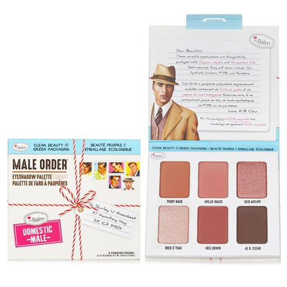 TheBalm Male Order Eyeshadow Palette (6x Eyeshadow) - # Domestic Male 13.2g/0.46oz