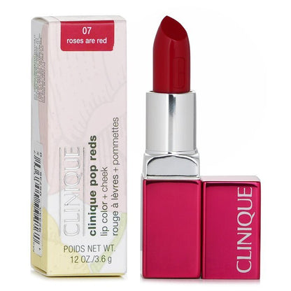 Clinique Pop Reds Lip Color + Cheek - # 07 Roses Are Red 3.6g/0.12oz