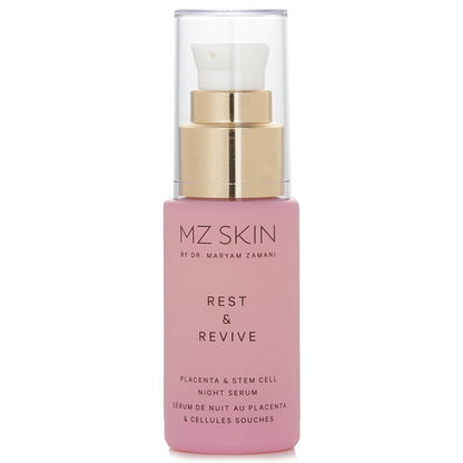 MZ Skin Rest & Revive Restorative Placenta & Stem Cell Night Serum 30ml/1.01oz