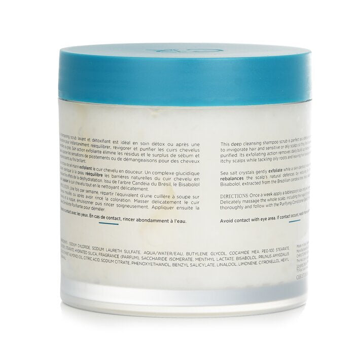 Christophe Robin Cleansing Purifying Scrub with Sea Salt (Soothing Detox Treatment Shampoo) - Sensitive or Oily Scalp 250ml/8.4oz