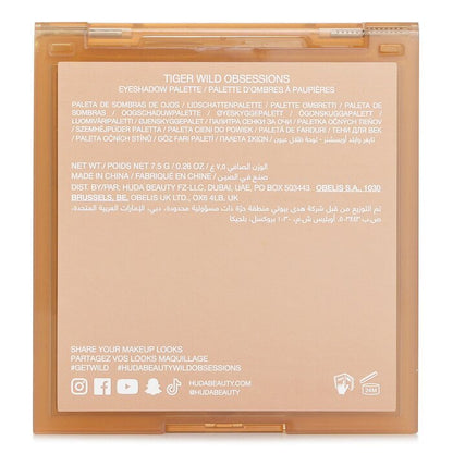 Huda Beauty Wild Obsessions Eyeshadow Palette (9x Eyeshadow) - # Tiger 7.5g/0.26oz