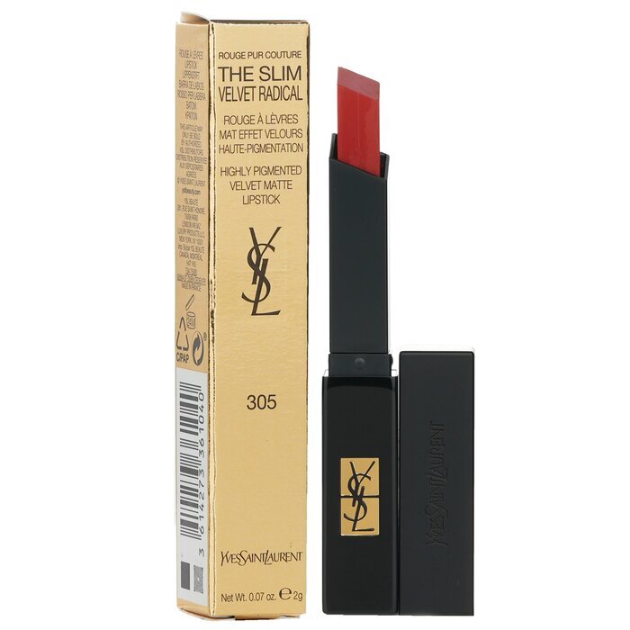 Yves Saint Laurent Rouge Pur Couture The Slim Velvet Radical Matte Lipstick - # 305 Orange Surge 2g/0.07oz