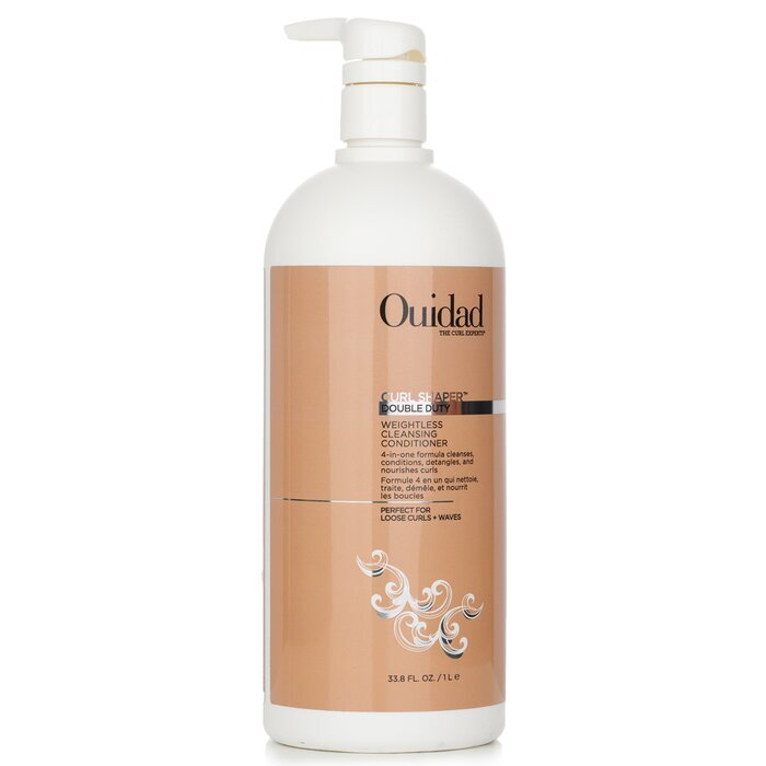 Ouidad Curl Shaper Double Duty Weightless Cleansing Conditioner (For Loose Curls + Waves) 1000ml/33.8oz