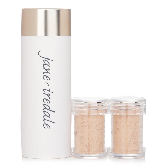 Jane Iredale Amazing Base Loose Mineral Powder SPF 20 Refillable Brush (1x Brush, 2x Refills) - Amber 2x2.5g/0.09oz