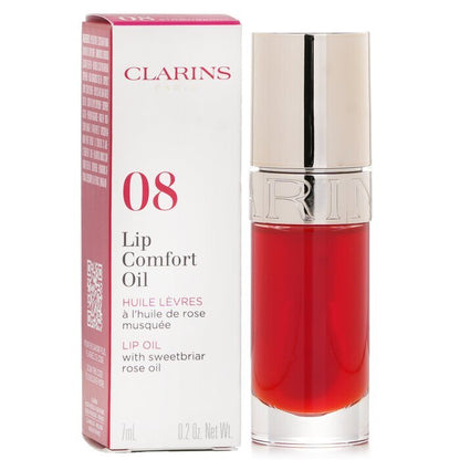 Clarins Lip Comfort Oil - # 08 Strawberry 7ml/0.2oz