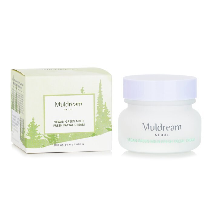 Muldream Vegan Green Mild Fresh Facial Cream 60ml/2.02oz