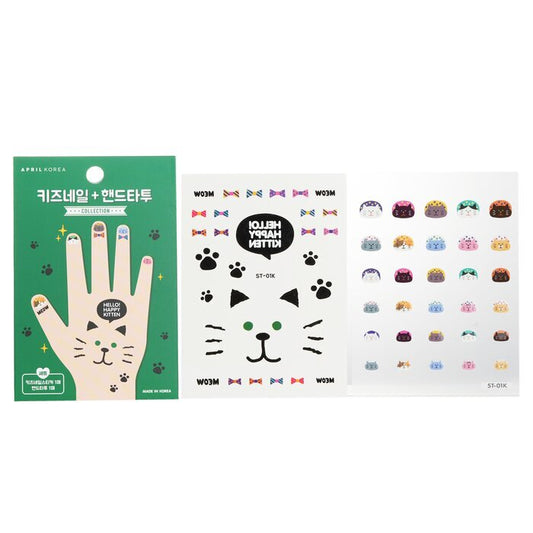 April Korea April Nail + Hand Tattoo - # ST-01K 1pc