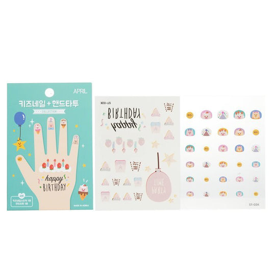 April Korea April Nail + Hand Tattoo - # ST-02K 1pc