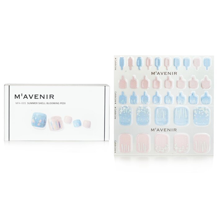 Mavenir Nail Sticker (Assorted Colour) - # Summer Shell Blooming 32pcs