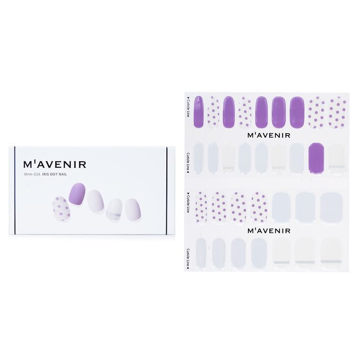 Mavenir Nail Sticker (Patterned) - # Iris Dot Nail 32pcs