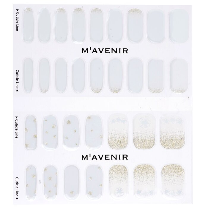 Mavenir Nail Sticker (White) - # White April Nail 32pcs