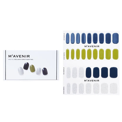 Mavenir Nail Sticker (Blue) - # Brillante Forest Nignt Nail 32pcs