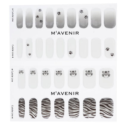 Mavenir Nail Sticker (Patterned) - # Tiger Punch Nail 32pcs