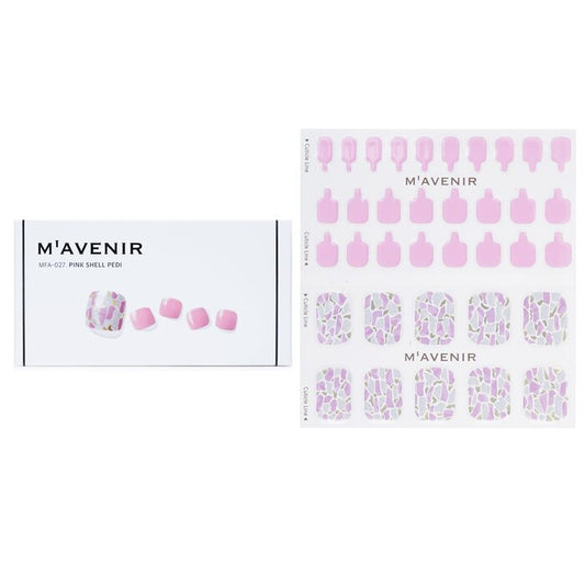 Mavenir Nail Sticker (Pink) - # Tear Drop Nail 32pcs