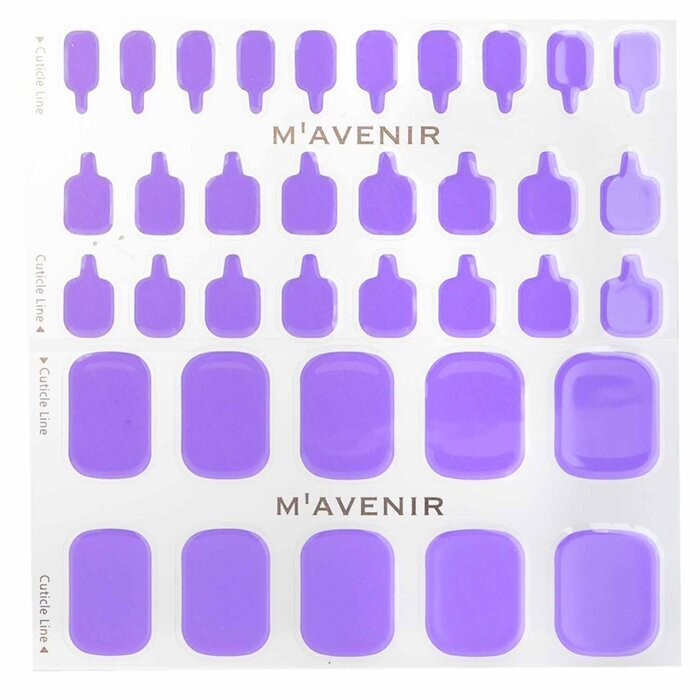 Mavenir Nail Sticker (Purple) - # Dawn Pedi 36pcs