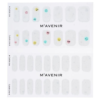 Mavenir Nail Sticker (White) - # Likey Nail 32pcs