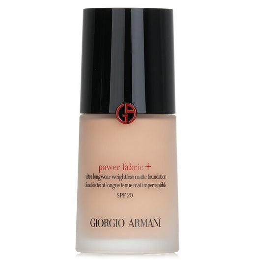 Giorgio Armani Power Fabric+ Ultra Longwear Weightless Matte Foundation SPF 20 -  2.5 30ml