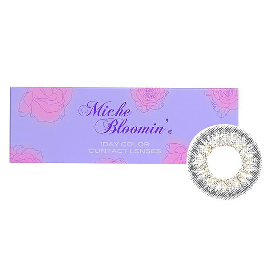 Miche Bloomin' Quarter Veil 1 Day Color Contact Lenses (106 Shell Moon) - - 4.50 10pcs